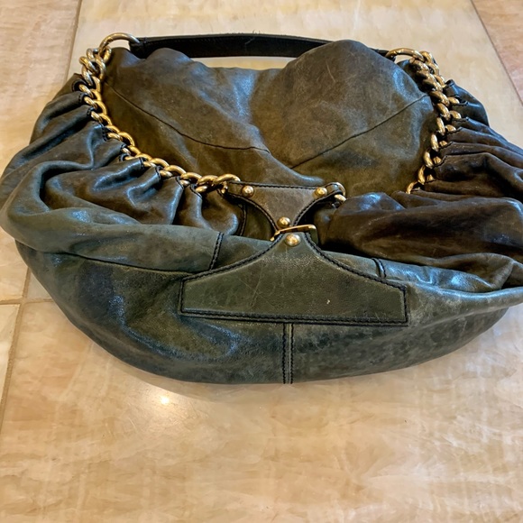 Loyd Marish green leather handbag - Picture 2 of 11